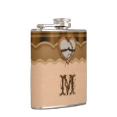 Flacon monographique sur mesure en cuir et en coeu (Droite)