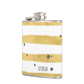 Flacon Motif de monogramme et pointes noires (Gauche)