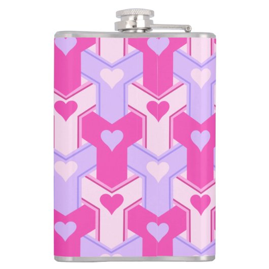 Flacon Motif des Coeurs de Valentine (Dos)