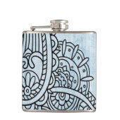 Flacon Motif Mehndi Bleu (Devant)