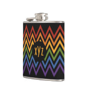 Flacon Motif Rainbow Chevron (Gauche)