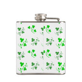 Flacon Motif Shamrock vert (Dos)