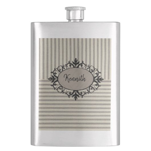 Flacon noir beige (devant)