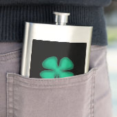 Flacon noir en acier inoxydable irlandais (En situation)