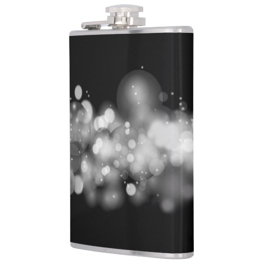 Flacon noir et blanc Bokeh (Gauche)