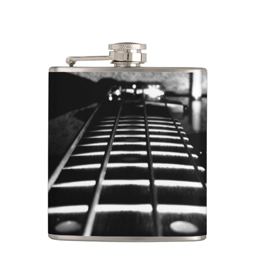 Flacon noir et blanc de guitare basse de (Devant)