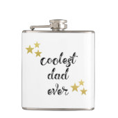 Flacon noir et or le plus froid papa jamais (Devant)