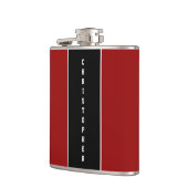 Flacon noir rouge personnalisé (Gauche)