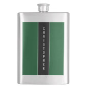 Flacon noir vert personnalisé (devant)