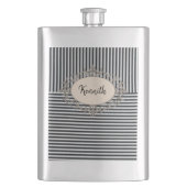 Flacon noire en bande (devant)