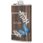 Flacon papillon bleu rustique (Gauche)