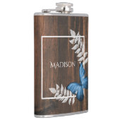 Flacon papillon bleu rustique (Droite)