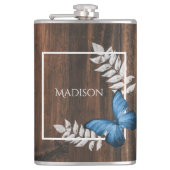 Flacon papillon bleu rustique (Devant)