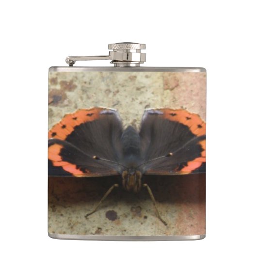 Flacon papillon de l'amiral rouge (Devant)