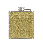 Flacon Parties scintillant or personnalisé (Dos)