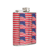 Flacon patriotique, Dieu bénit l'Amérique, drapeau (Droite)