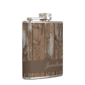 Flacon personnalisable de motif en bois rustique (Droite)