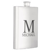 Flacon personnalisé avec monogramme et nom masculi (Droite)