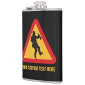 Flacon personnalisé Avertissement bloqué (Gauche)