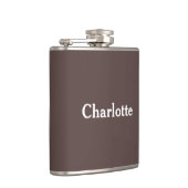 Flacon personnalisé brun chocolat (Droite)