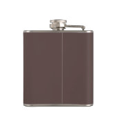 Flacon personnalisé brun chocolat (Dos)