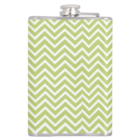 Flacon personnalisé Chevron vert (Dos)