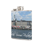 Flacon personnalisé du port d'Helsinki (Gauche)