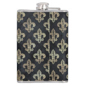 Flacon personnalisé Gold Black Skull (Dos)