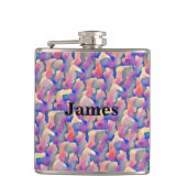 Flacon personnalisé Motif aquarelle (Devant)