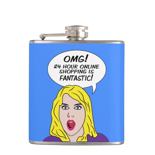 Flacon personnalisé RETRO COMICS (Devant)