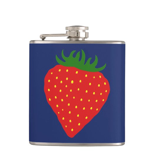 Flacon personnalisé simple fraise (Devant)