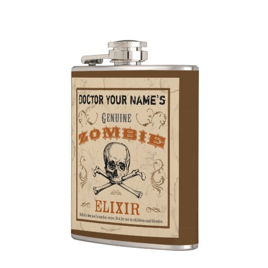 Flacon personnalisé Zombie Elixir (Gauche)
