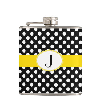 Flacon Pois et monogramme élégant