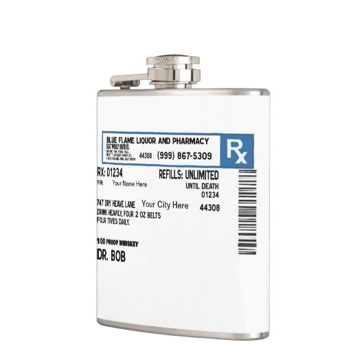 Flacon potable (Gauche)