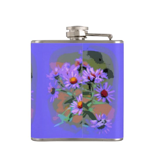 flacon pourpre d'asters (Dos)