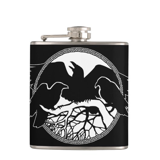 Flacon Raven fait sur commande de Raven/flacon de (Devant)