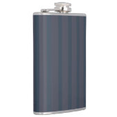 Flacon rayé bleu marine et prune moderne, 240ml. (Droite)