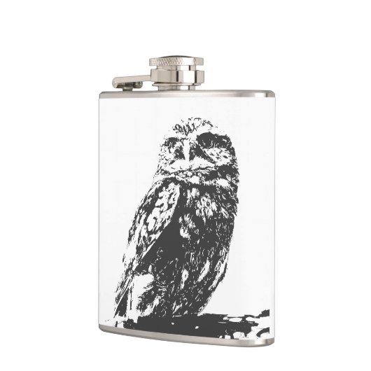 Flacon repéré de hibou (Gauche)