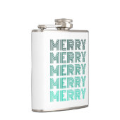 Flacon rétro Joyeux Noël enveloppé (Droite)
