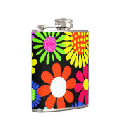 Flacon rétro printemps hippie flower power (Droite)