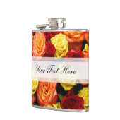 Flacon Rose Jaune/Rouge/Orange Personnalisé (Gauche)