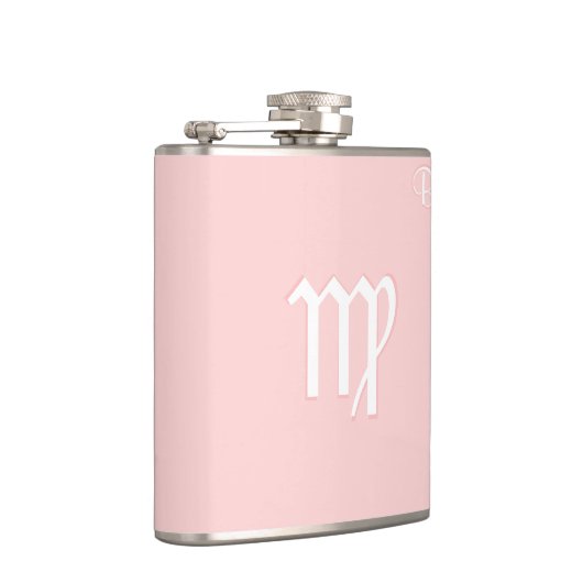 Flacon rose monogramme - Zodiac - Vierge (Droite)