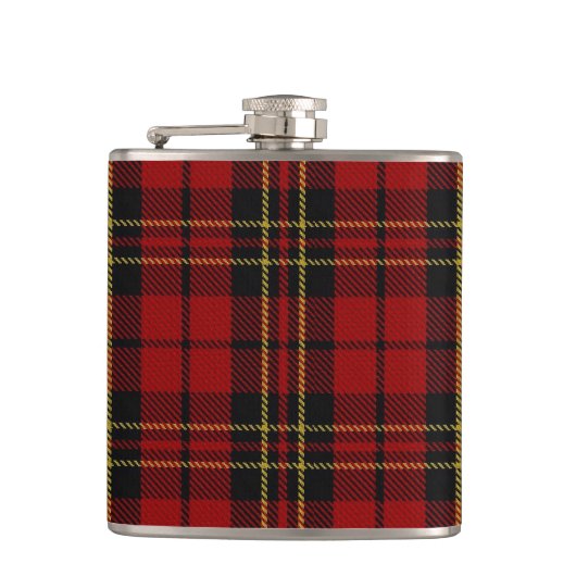 Flacon rouge classique de tartan (Devant)