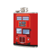 Flacon rouge d'autobus à impériale de Londres (Gauche)