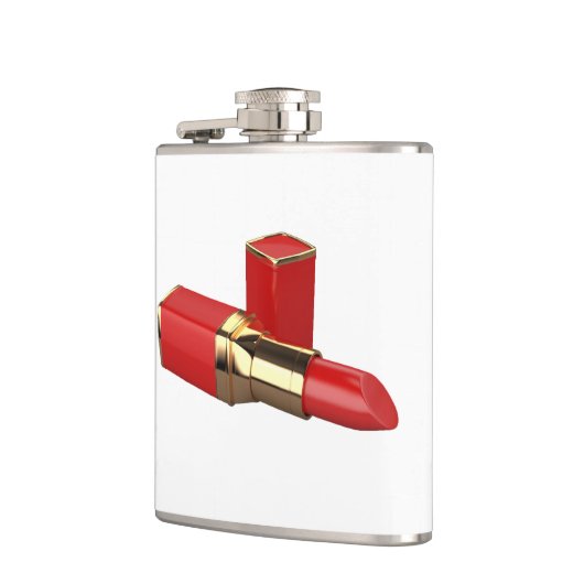 Flacon rouge de rouge à lèvres (Gauche)