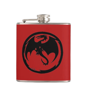 Flacon rouge Dragon noir