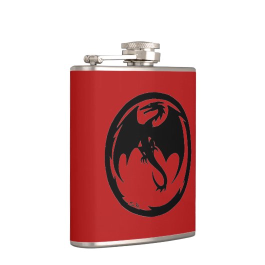 Flacon rouge Dragon noir (Droite)