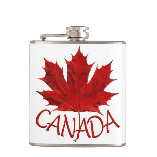 Flacon souvenir Canada Drapeau de boisson Flacon c (Devant)