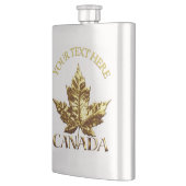 Flacon souvenir Canada Flacon personnalisé Or Cana (Gauche)