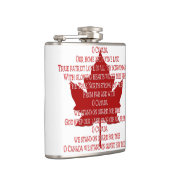 Flacon souvenir Canada Hymne canadien Flacon à boi (Droite)
